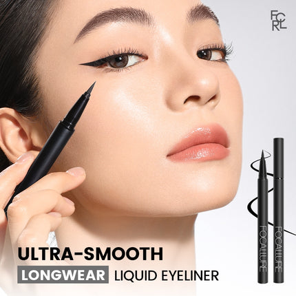 FOCALLURE Tahan air Black Liquid Eyeliner Pensil - Makeup
