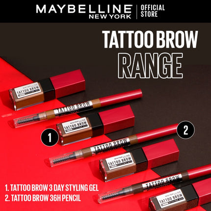 MAYBELLINE Tattoo Brow 3 Day Styling Gel Brown