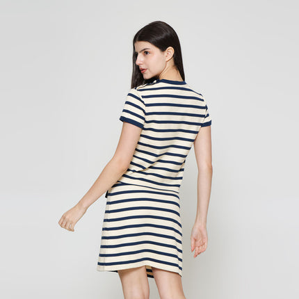 ZES Tee With Gold Button On Shoulder Kaos Wanita AMJTP001 122393027