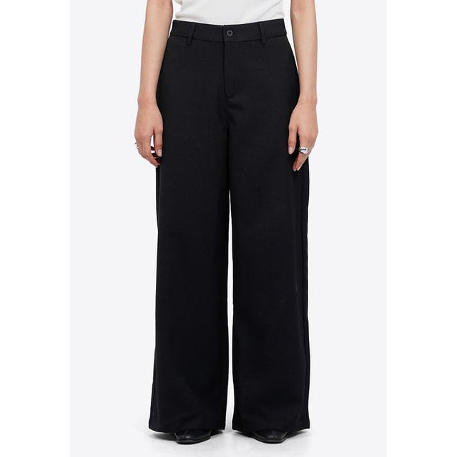 COLORBOX Textured Wide Leg Pants Black