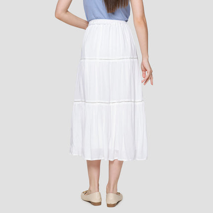 Connexion Tiered Ploy Rok Wanita 121801935