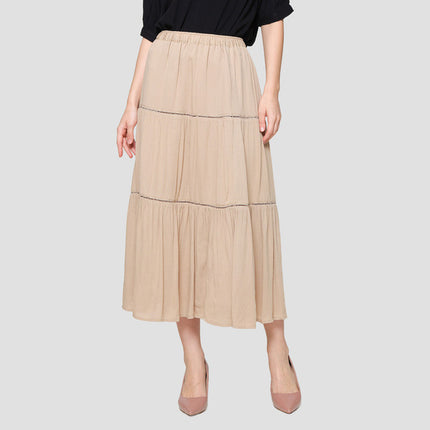 Connexion Tiered Ploy Rok Wanita 121801935