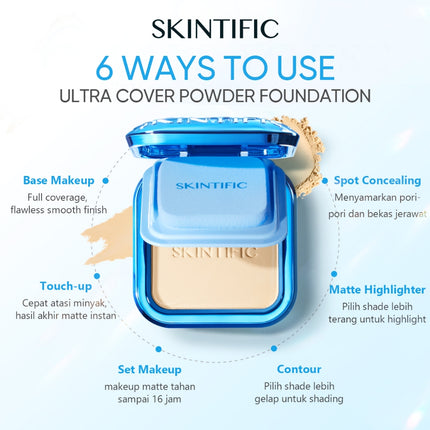 SKINTIFIC - Ultra Cover Powder Foundation 9g