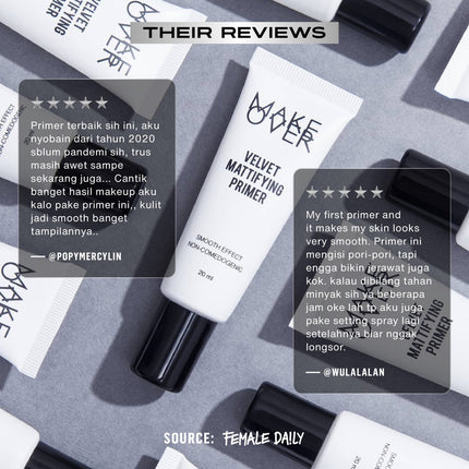 MAKE OVER Velvet Mattifying Primer