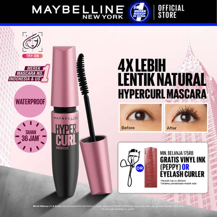 MAYBELLINE Volume Express Hypercurl Waterproof Mascara 9.2 ml