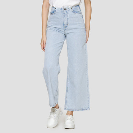 Nevada Wide Leg No Waistband Celana Panjang Denim Wanita 122326760