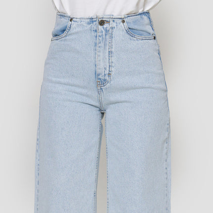 Nevada Wide Leg No Waistband Celana Panjang Denim Wanita 122326760