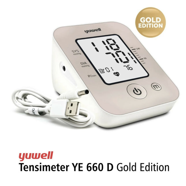 ￼Tensimeter digital yuwell 660 D Gold Edition With USB