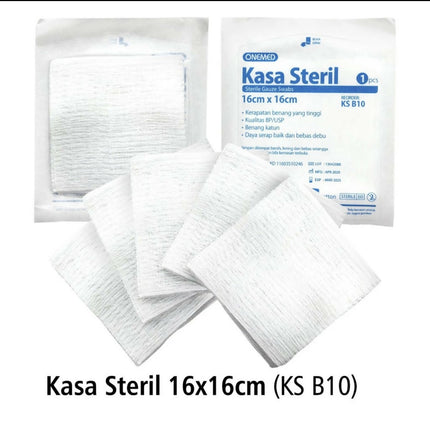 ￼Kasa Steril 16x16cm OneMed box isi 10pouch X100
